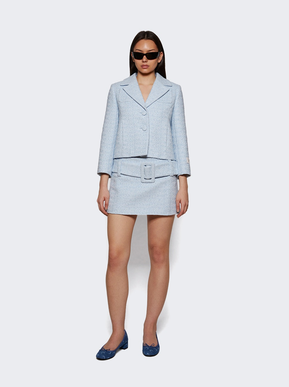 Mini Belted Skirt Skylight Blue - 5