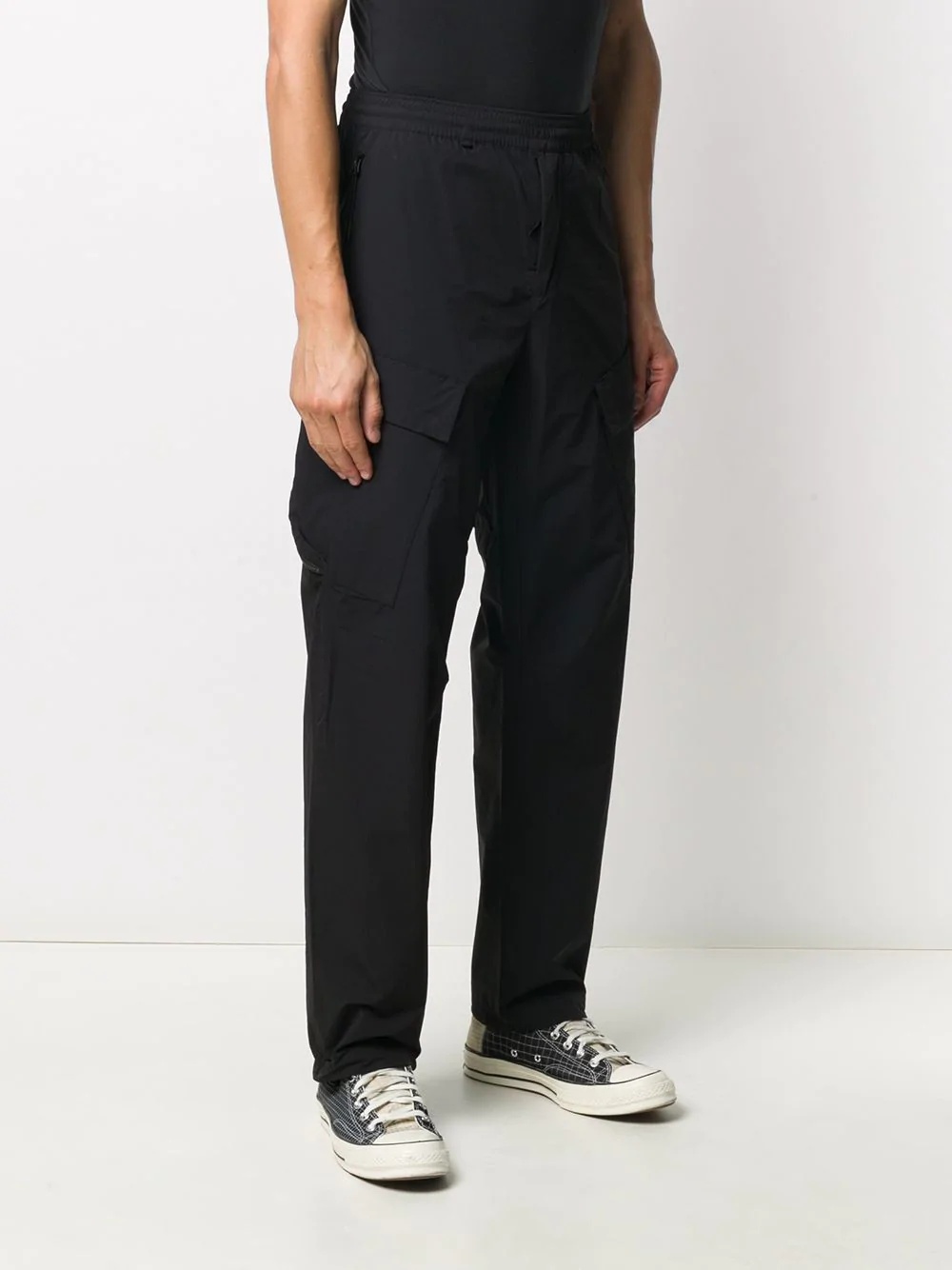 straight-leg cargo trousers - 3