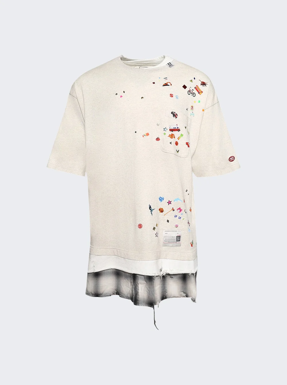 Triple Layered Tee White - 1