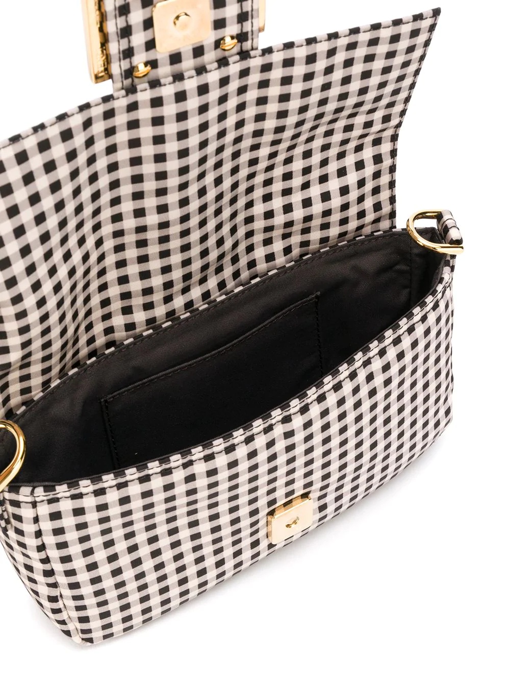 gingham Baguette crossbody bag - 5