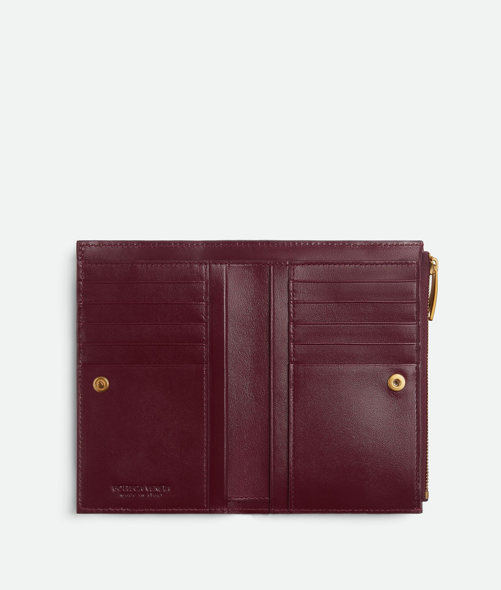 Medium Intrecciato Bi-Fold Zip Wallet - 2