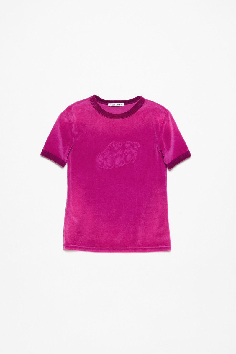 T-shirt logo - fitted fit - Magenta pink 6