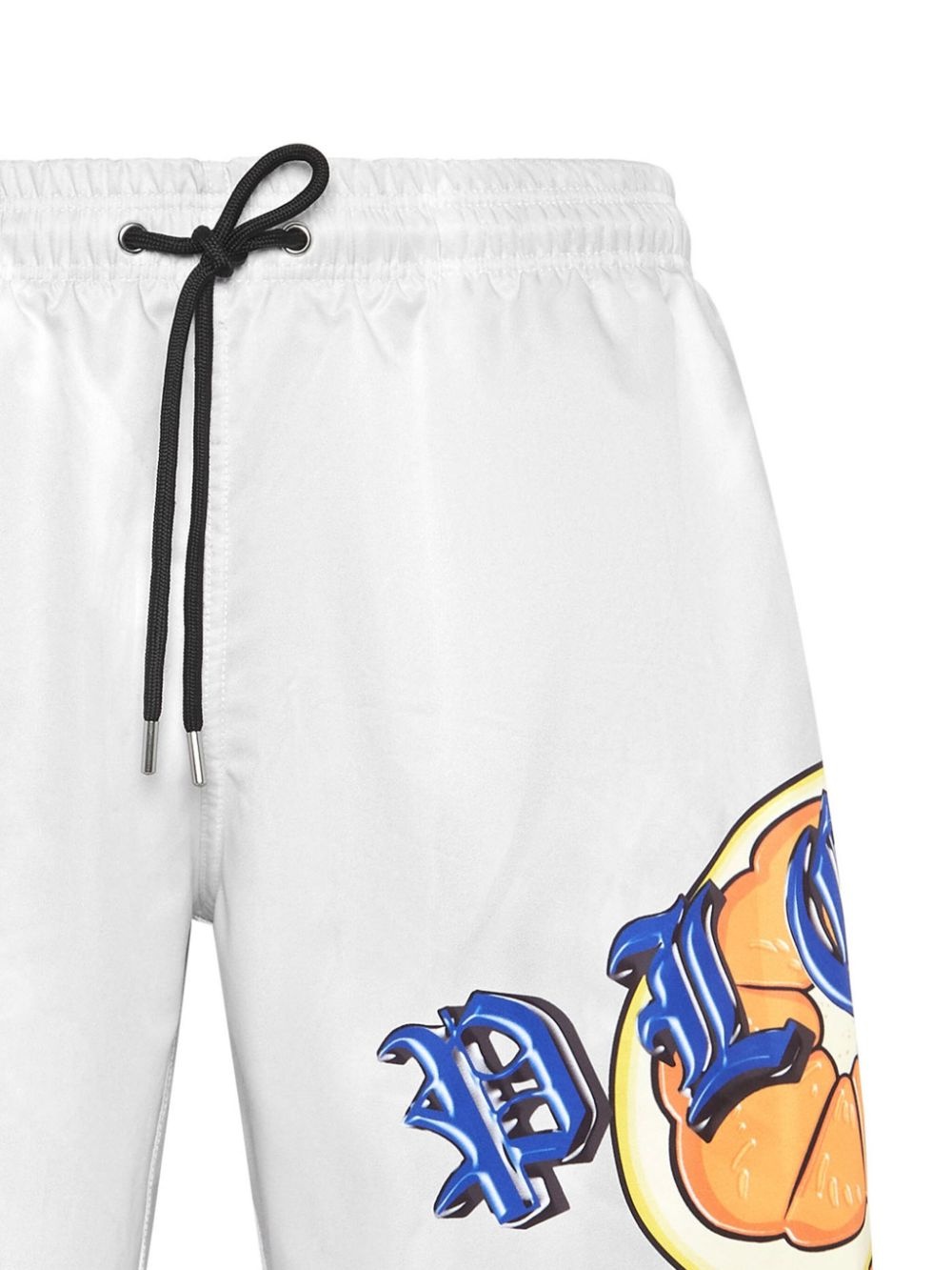 logo-print swim shorts - 2