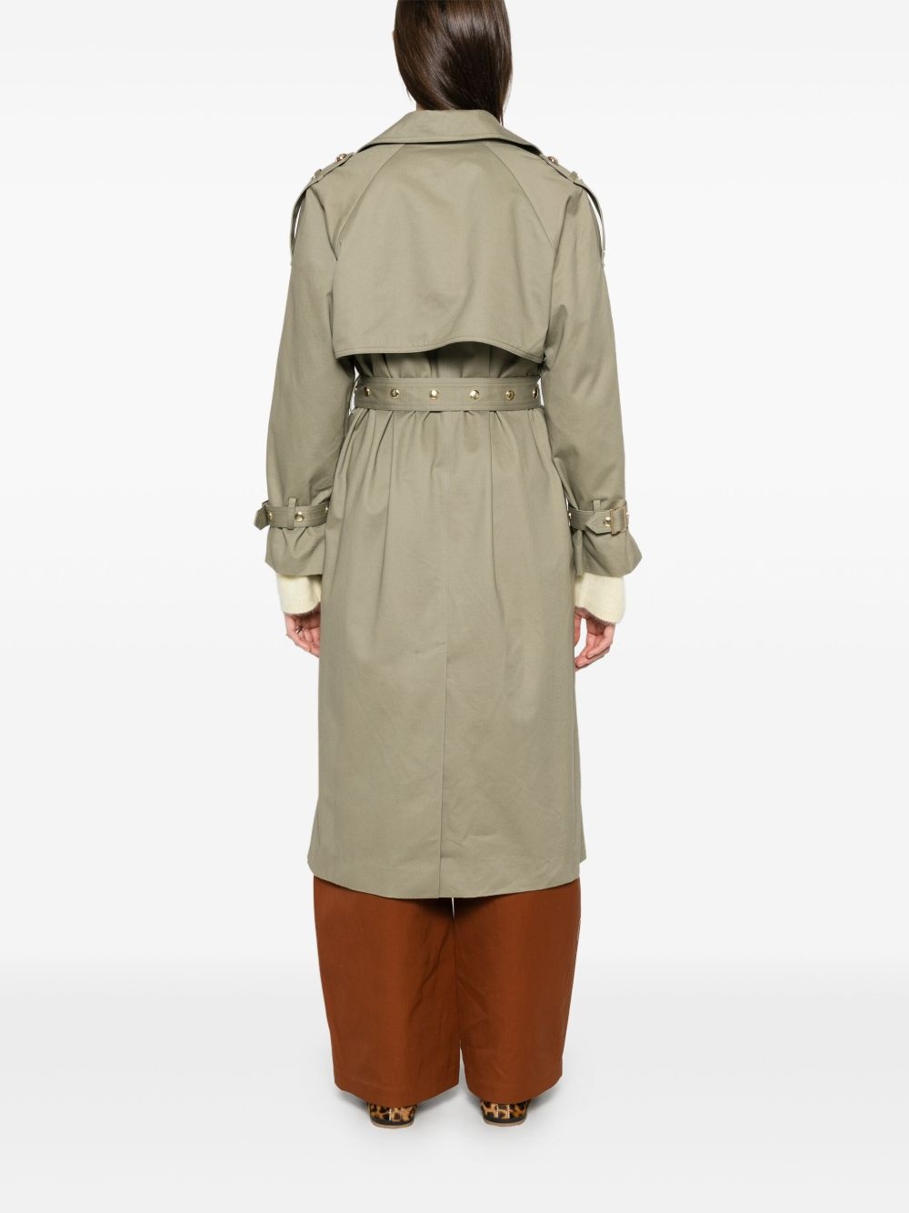 double-breasted trench coat - 4