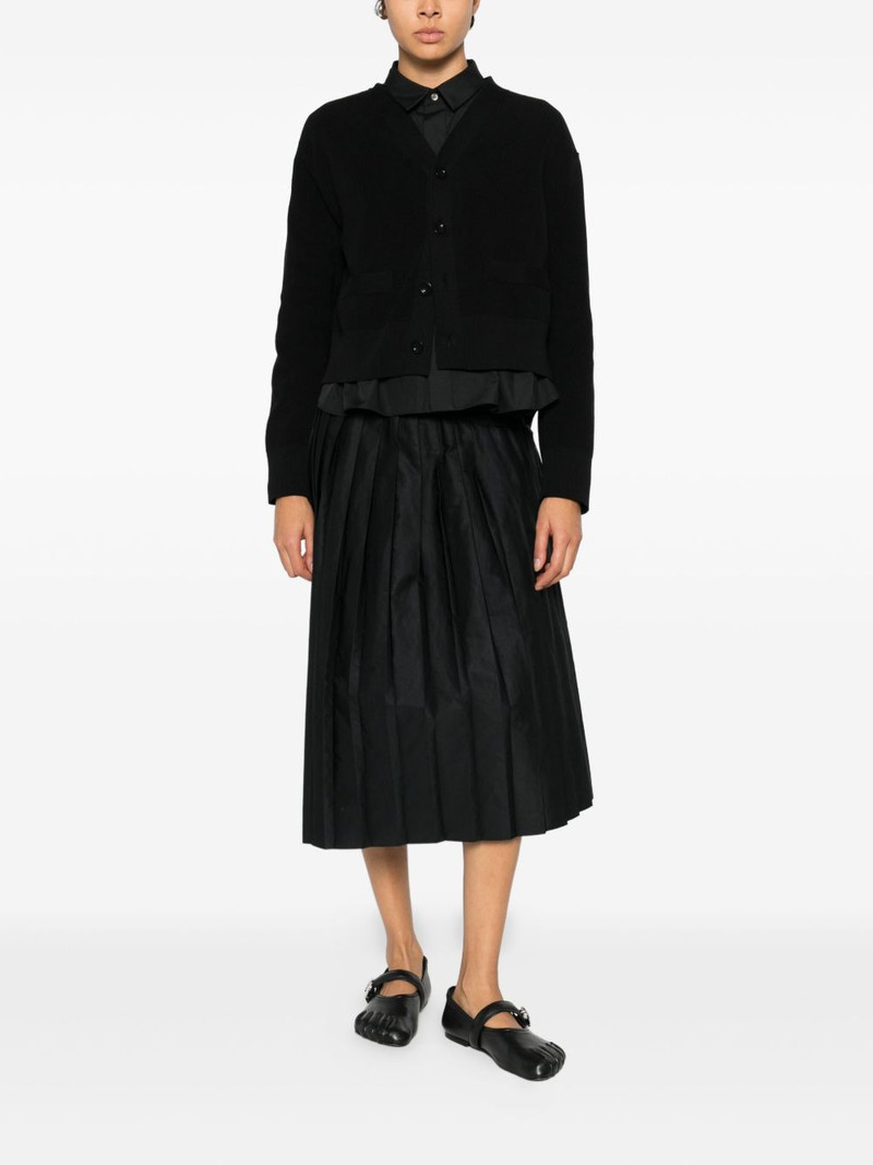 sacai button pocket knitwear outlook