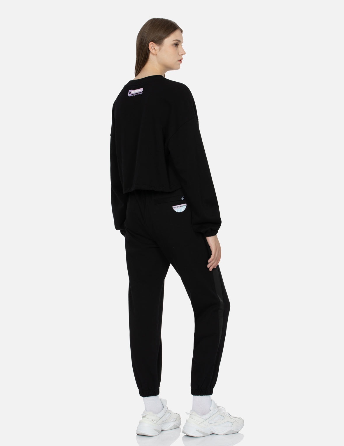 Multiple Seagull Print Loose Fit Sweatshirt - 4