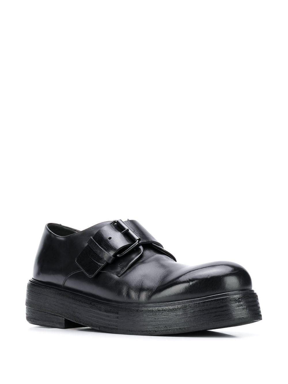 platform sole derby shoes - 2