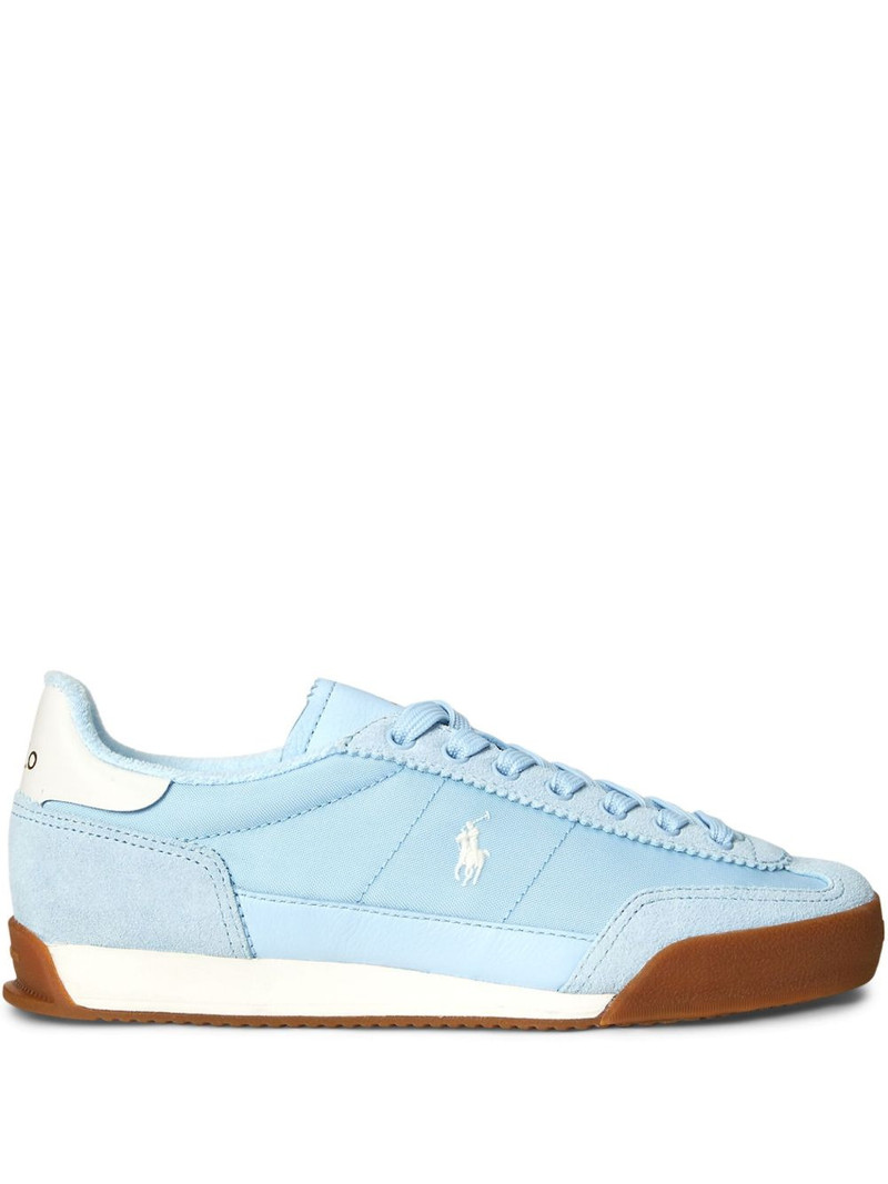 suede-panel sneakers 1