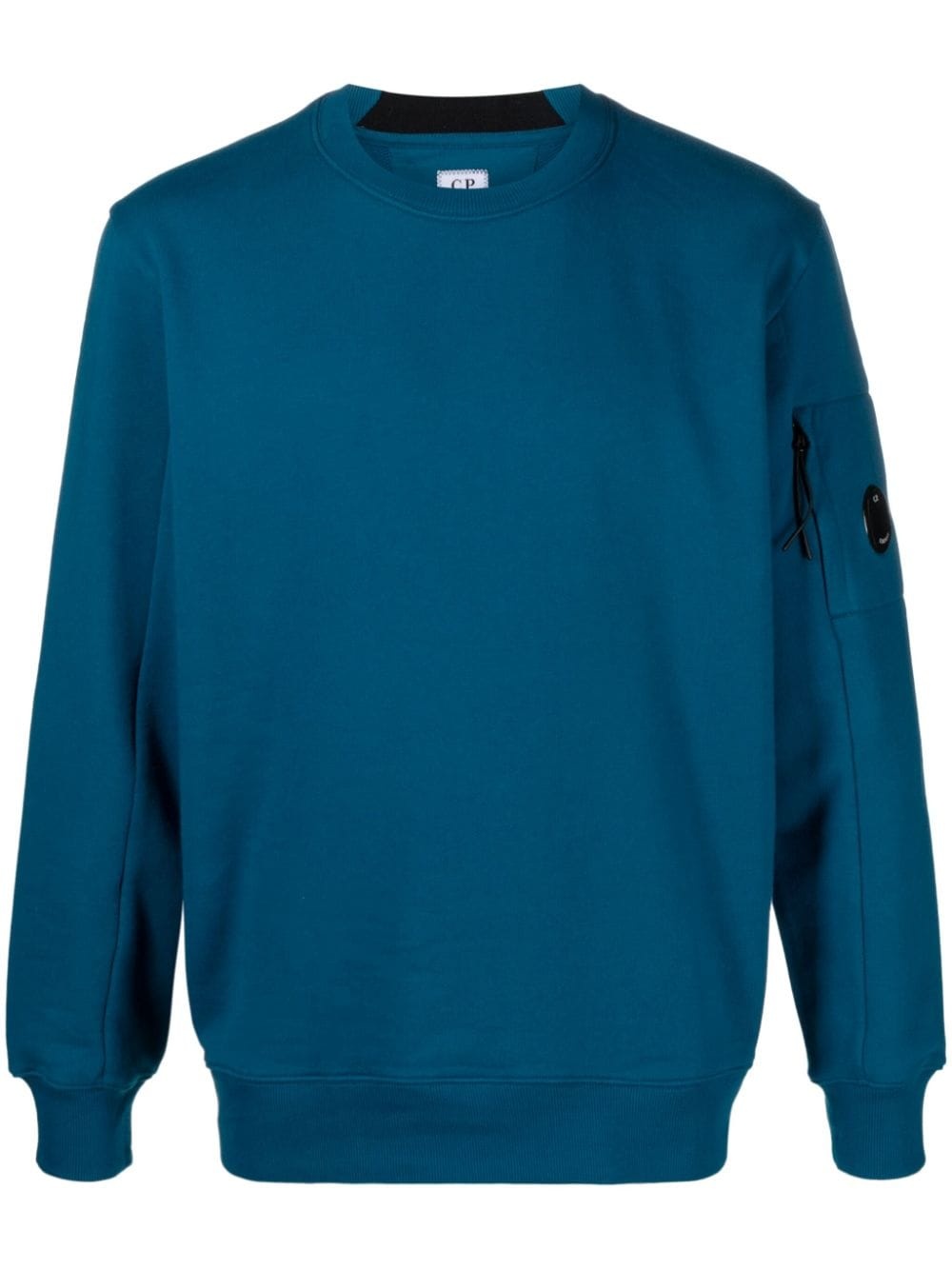Farfetch Cp Company Crew Neck Lens Sweatshirt Farfetch Cp Company