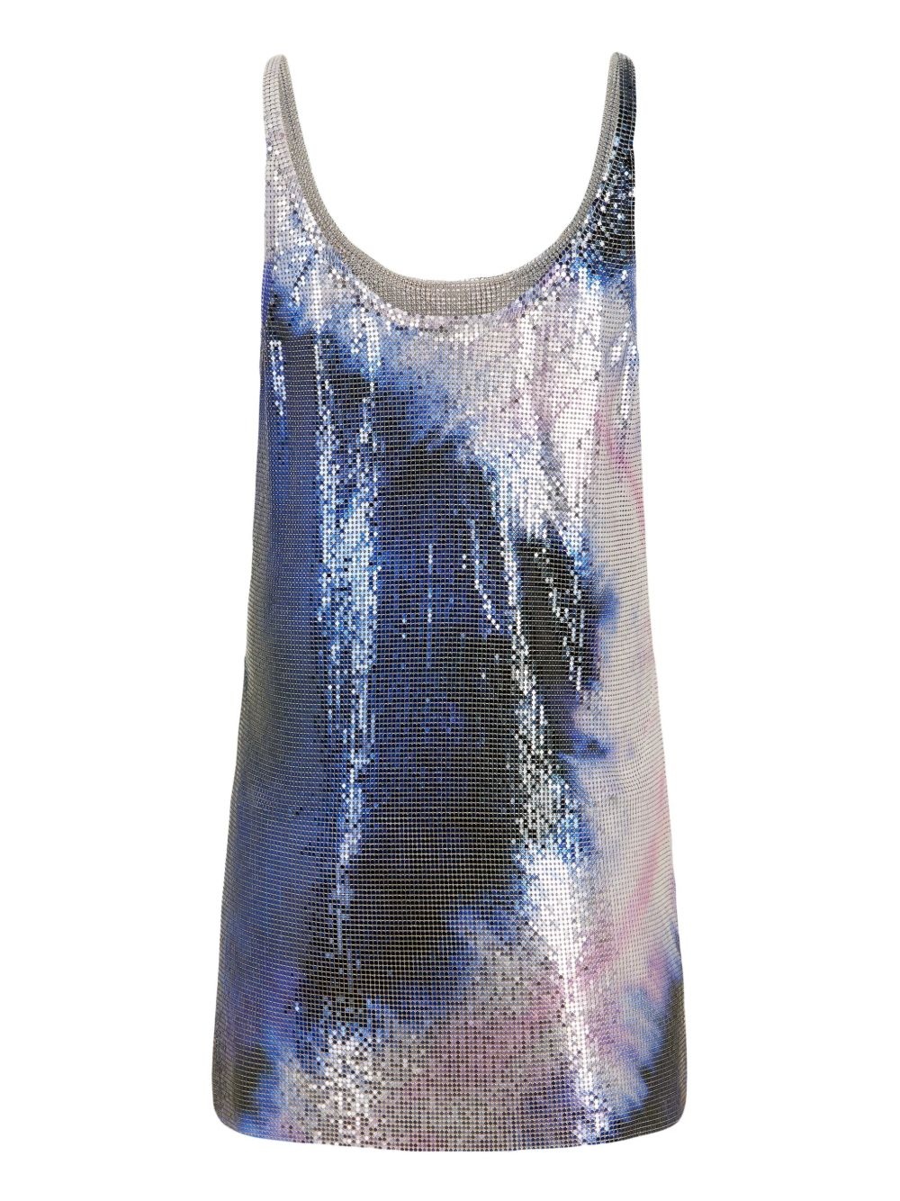 printed mesh tank top - 7