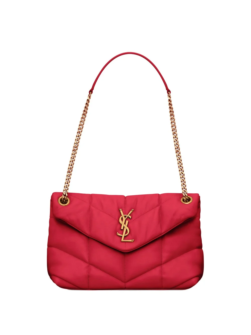 SMALL LOULOU PUFFER BAG IN NAPPA LEATHER - 1