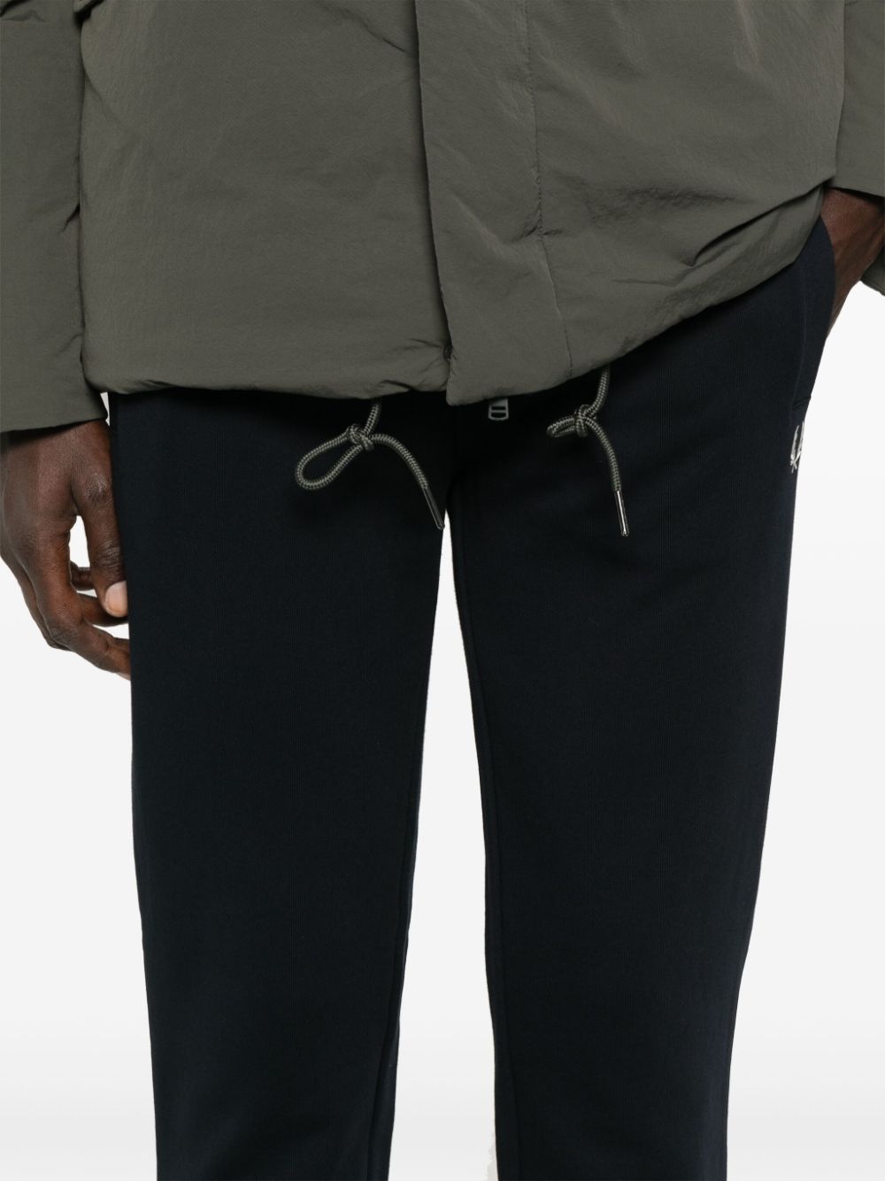 logo-embroidered track pants - 5