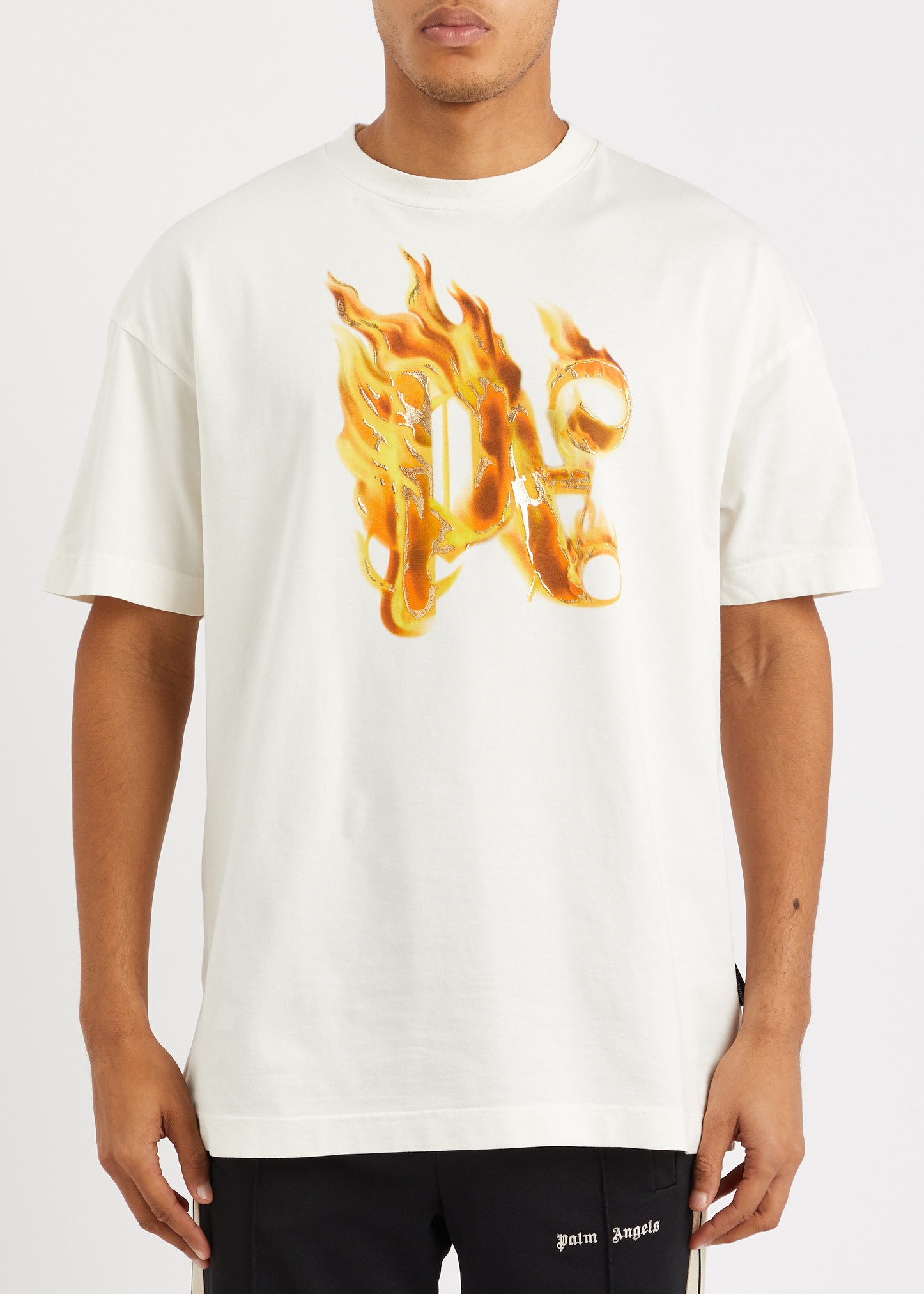 Burning printed cotton T-shirt - 2