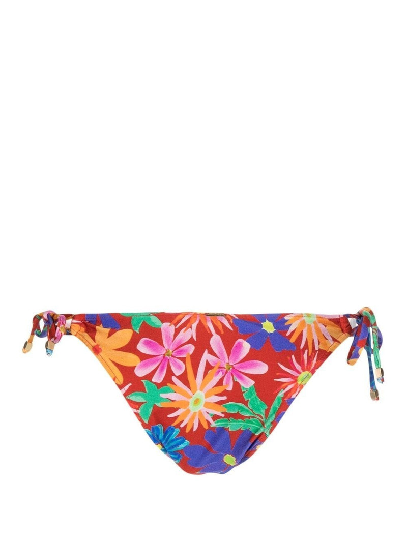 PatBO Aster floral-print bikini brief outlook
