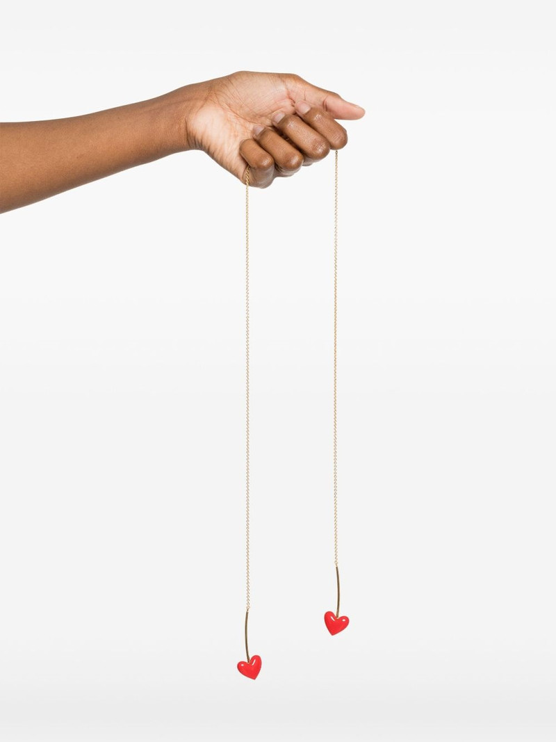 A.P.C. heart-pendants necklace outlook