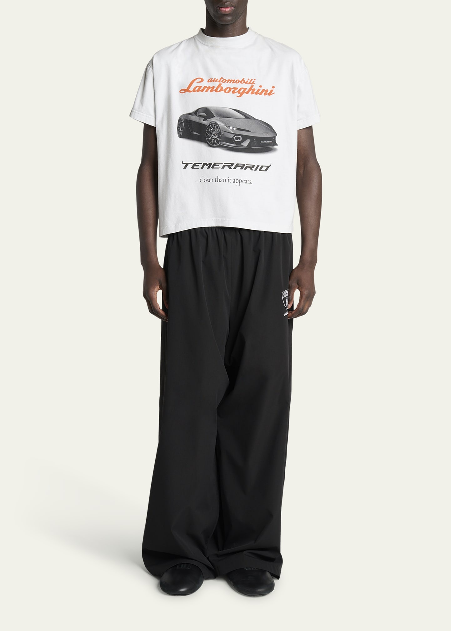 Men's Balenciaga x Automobili Lamborghini Retro T-Shirt - 2
