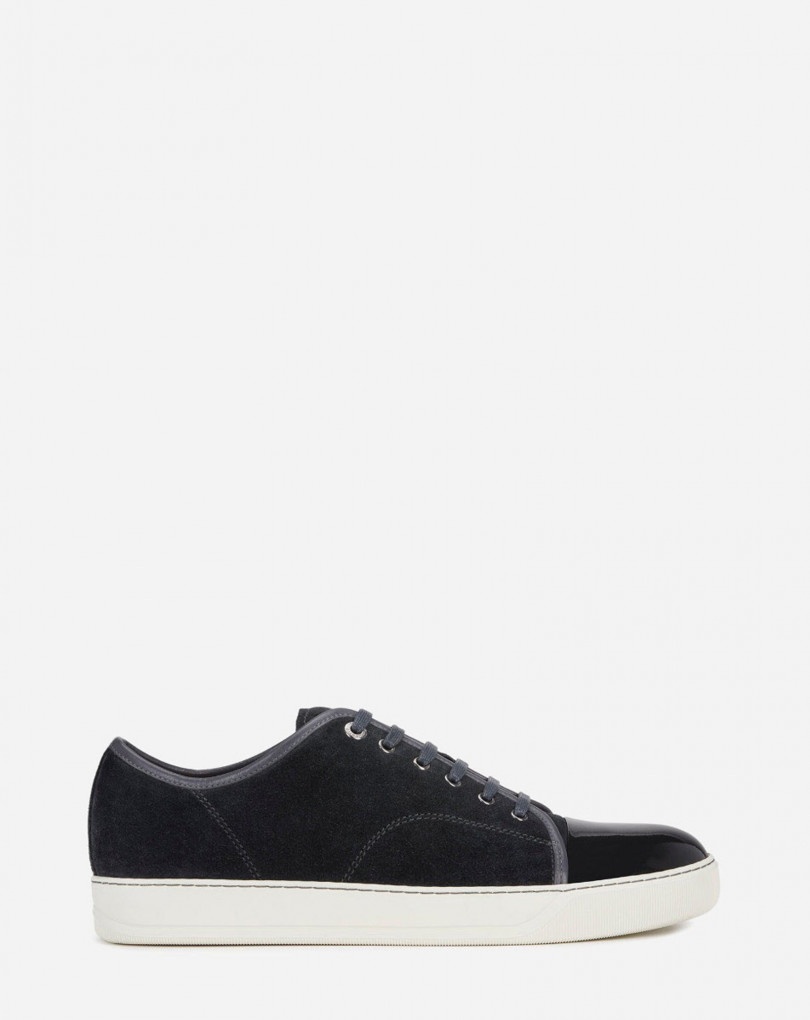 DBB1 SUEDE AND PATENT LEATHER SNEAKERS - 1