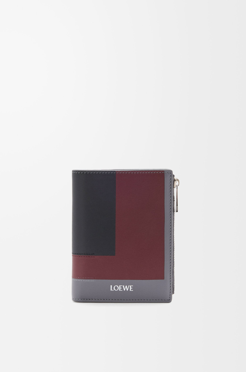 Slim compact wallet in nappa calfskin 1