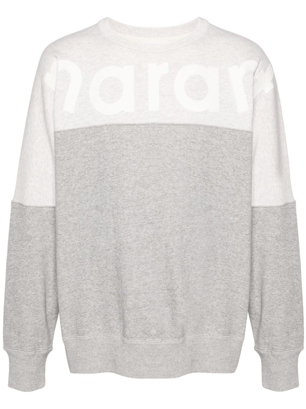 Howley flocked-logo sweatshirt - 1