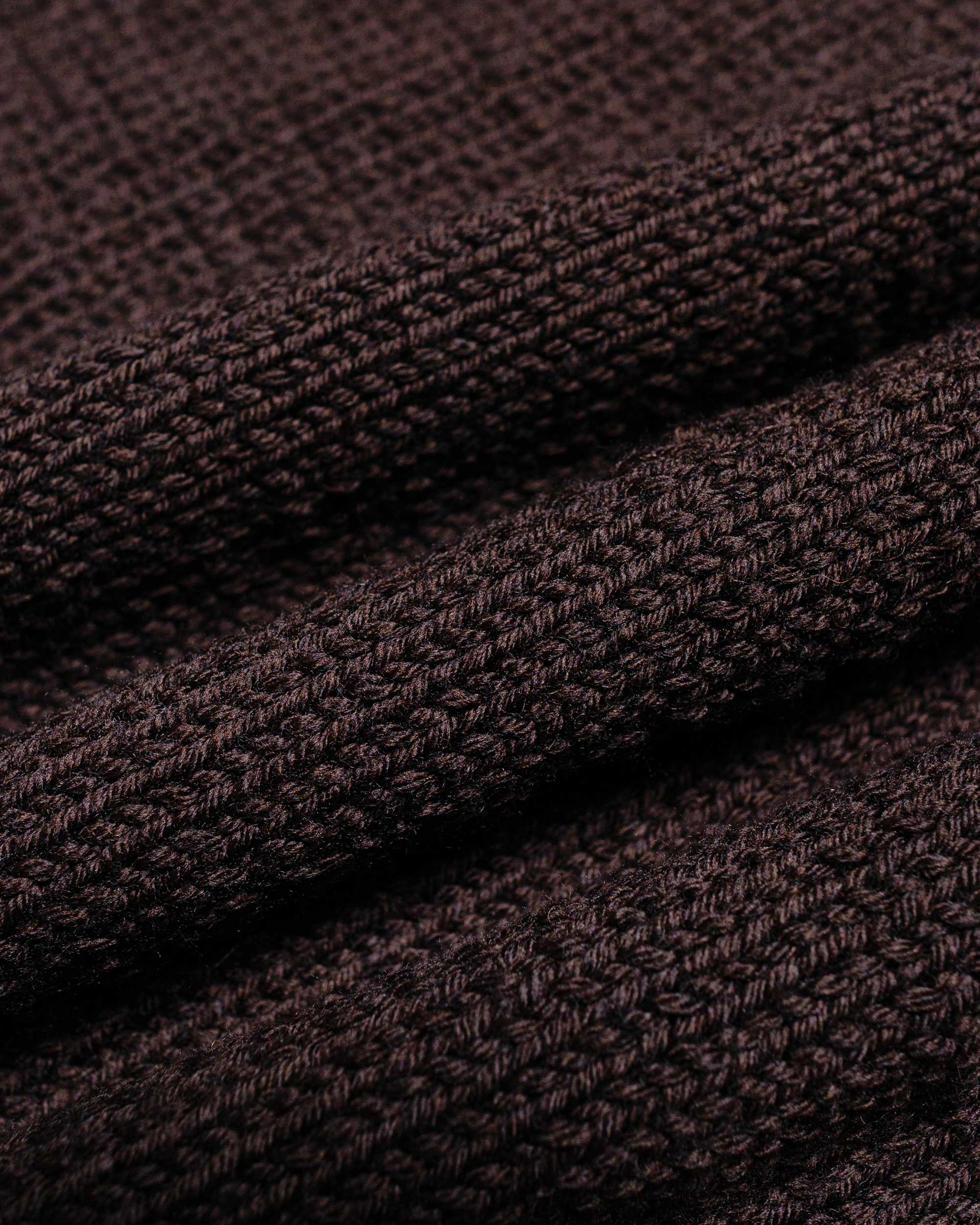 Mix Stitch Jumper Wooly Brown - 5