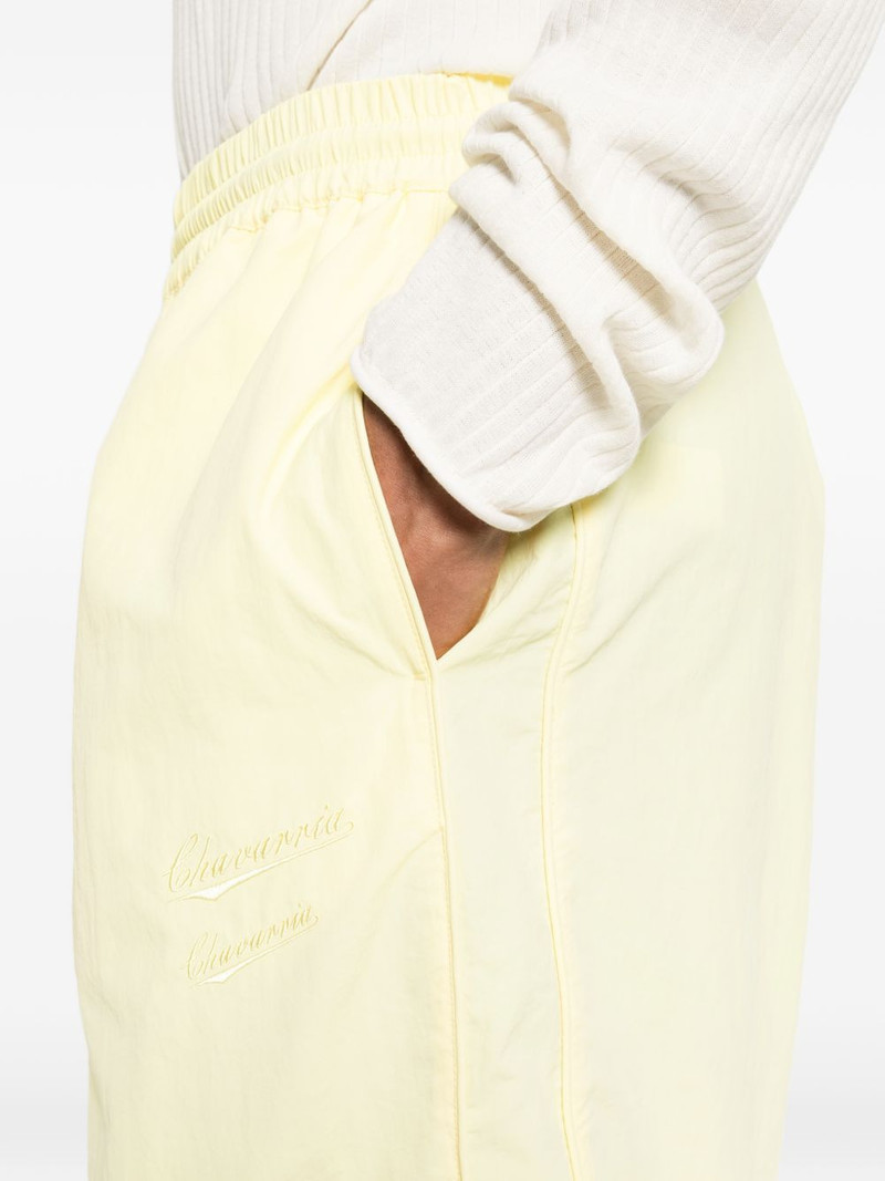 logo-embroidered trousers 5