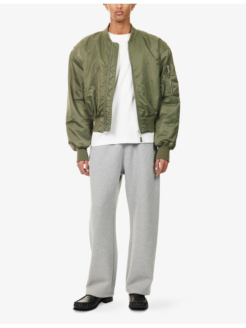 entire studios Cropped Broad Nylon Bomber Jacket outlook