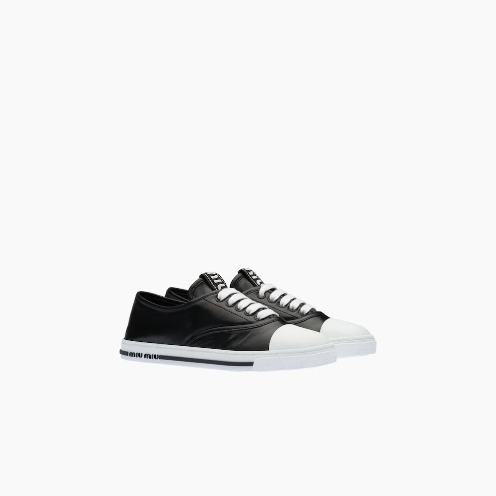 Nappa leather sneakers - 1