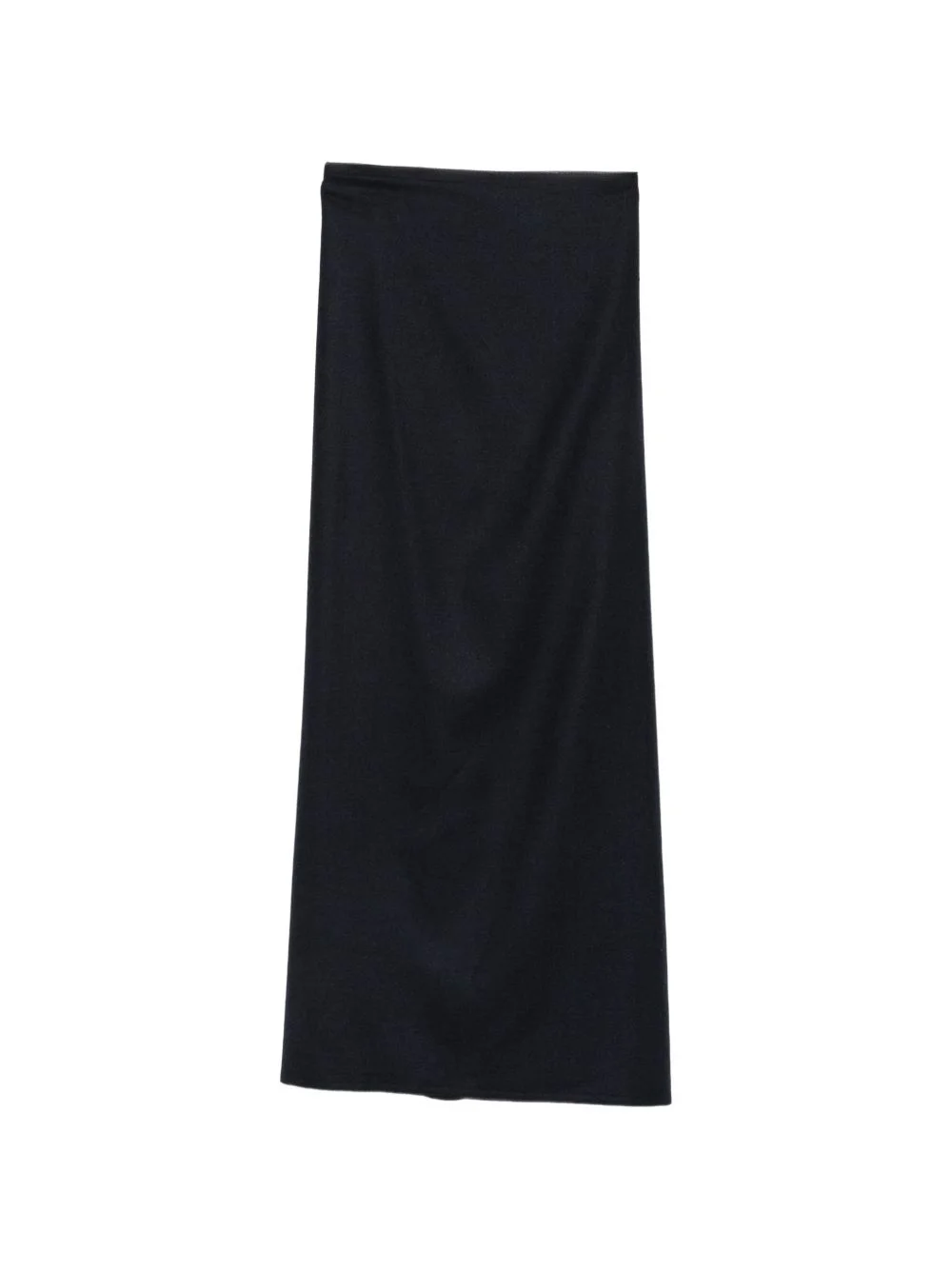 sarong-style flannel skirt - 1