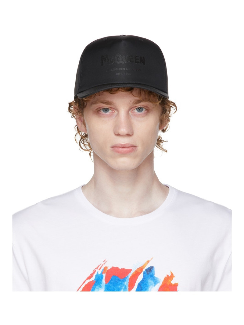 Black Graffiti Baseball Cap 1