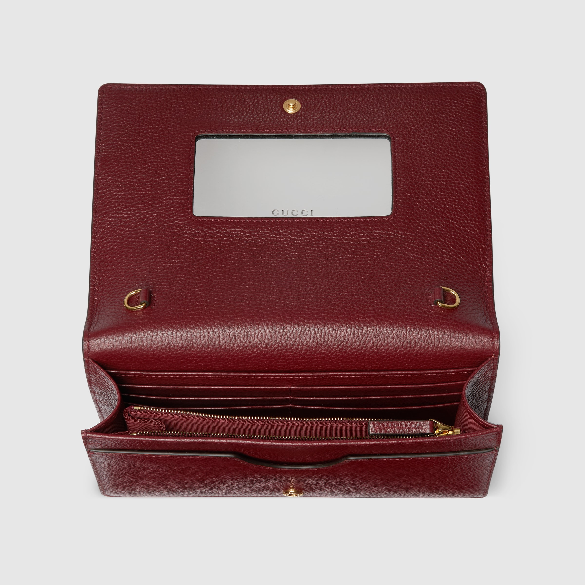 GG Marmont bi-color wallet on chain - 7