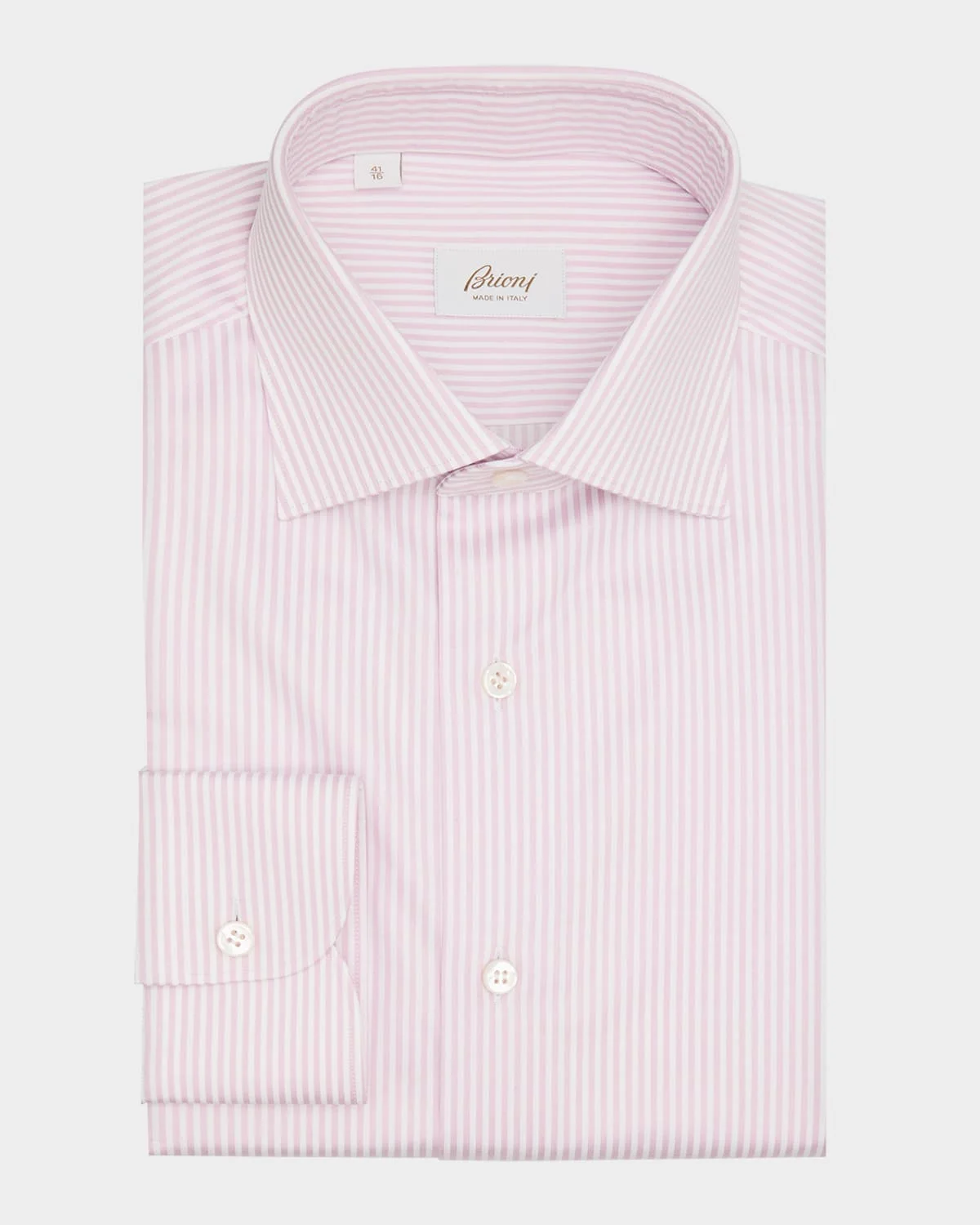 Men's Cotton Bengal Stripe Dress Shirt - 1