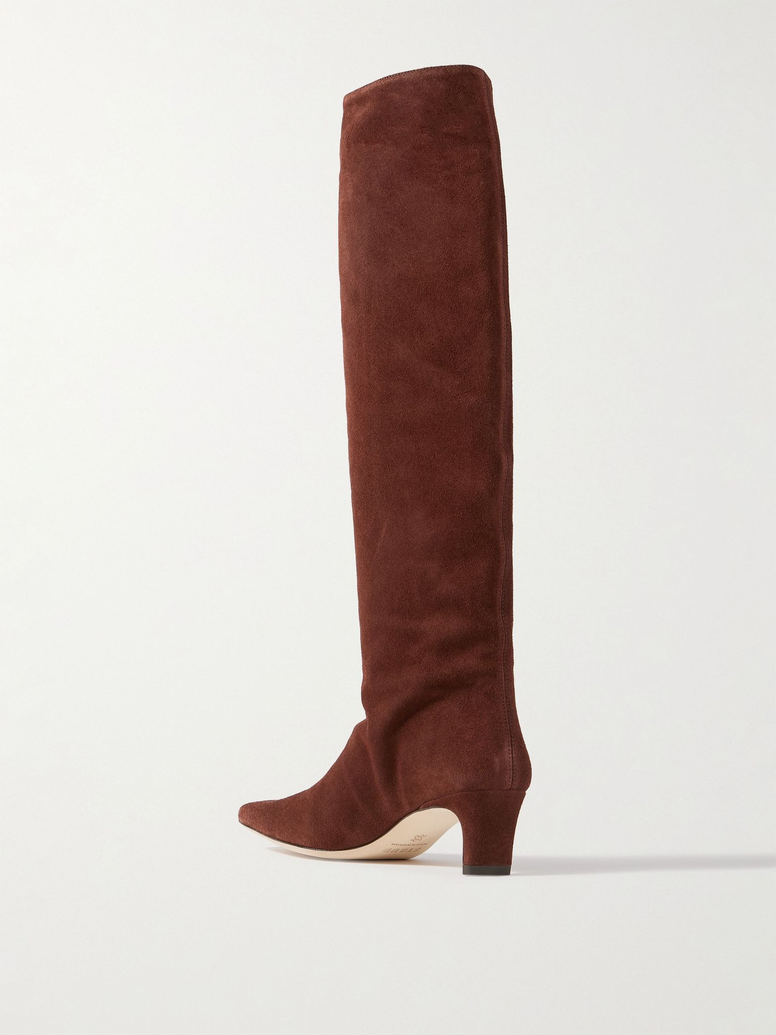 Wally suede knee boots Chocolate - 3