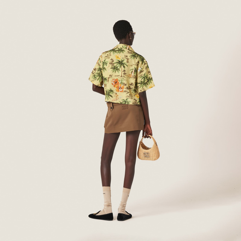 Printed silk shirt 3