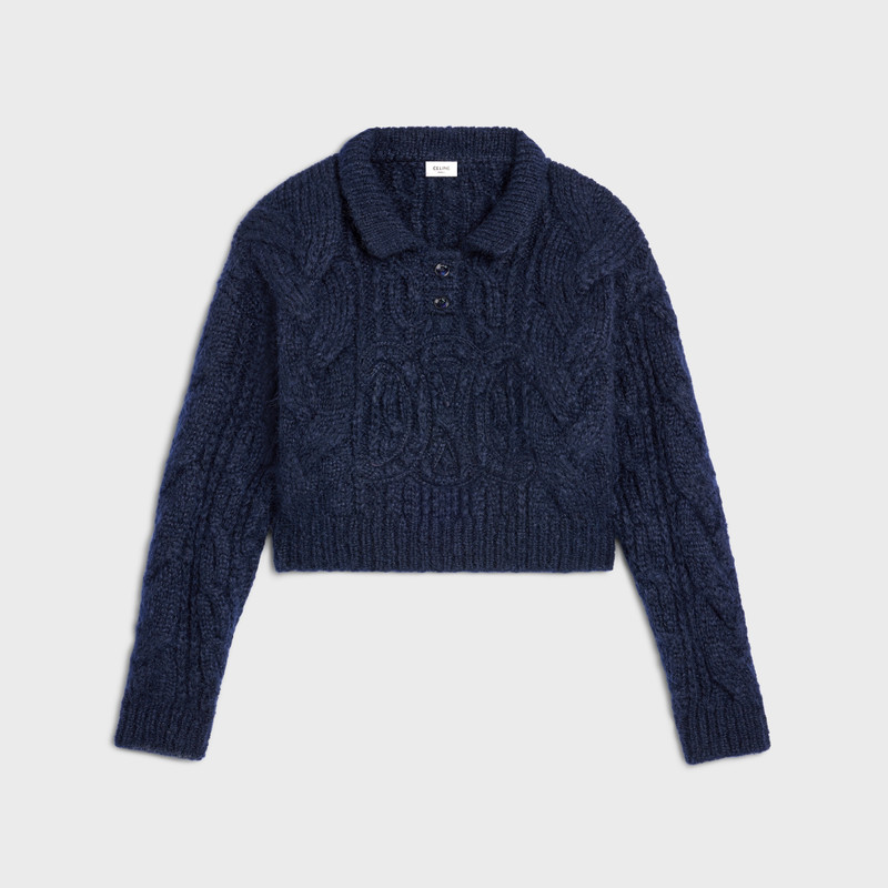 sweater IN aran mohair and wool 1