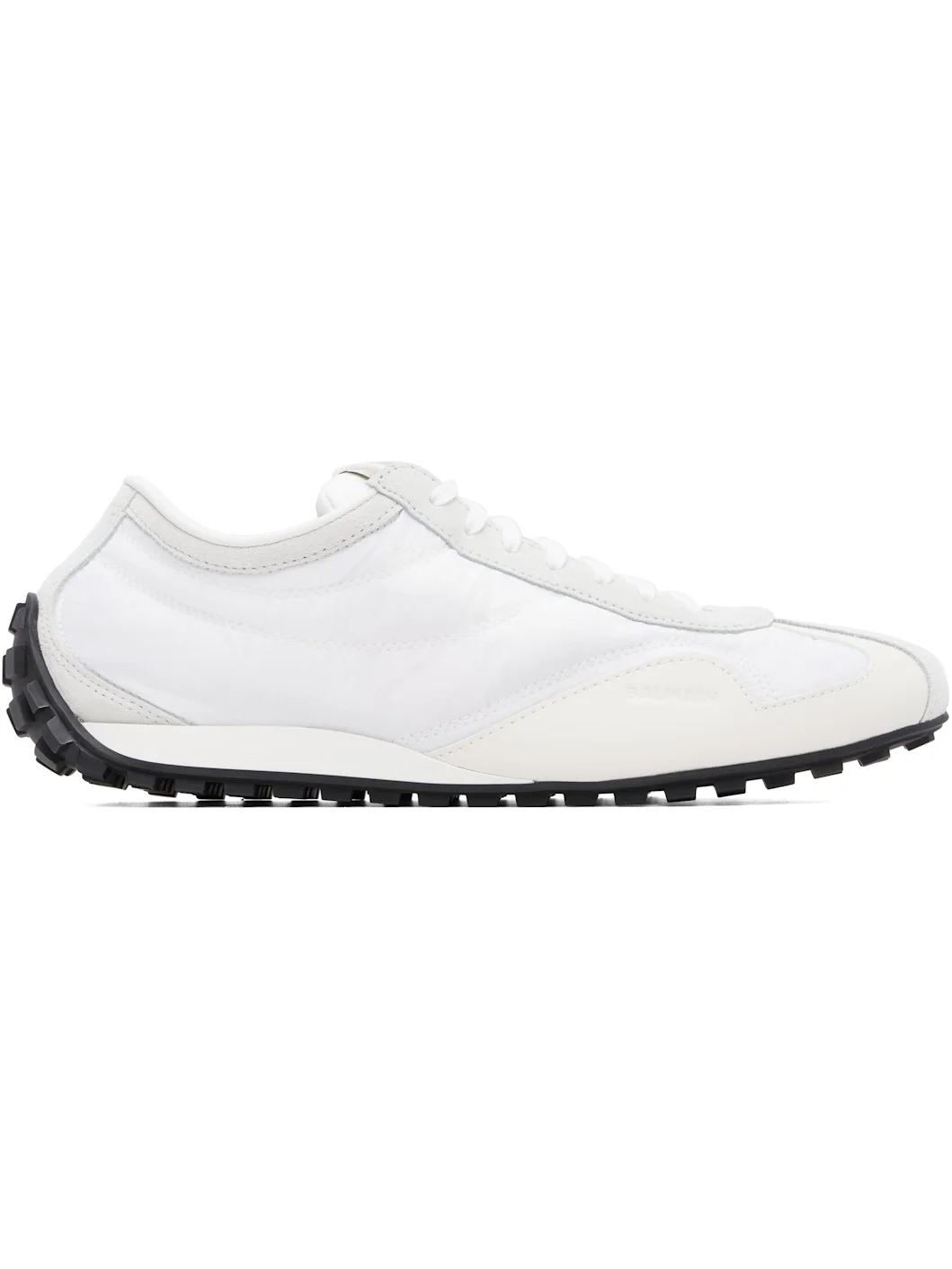 White Racing Low Sneakers - 1