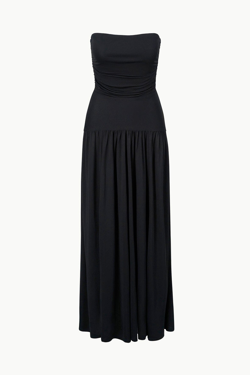 STAUD MARIANA DRESS BLACK - 1