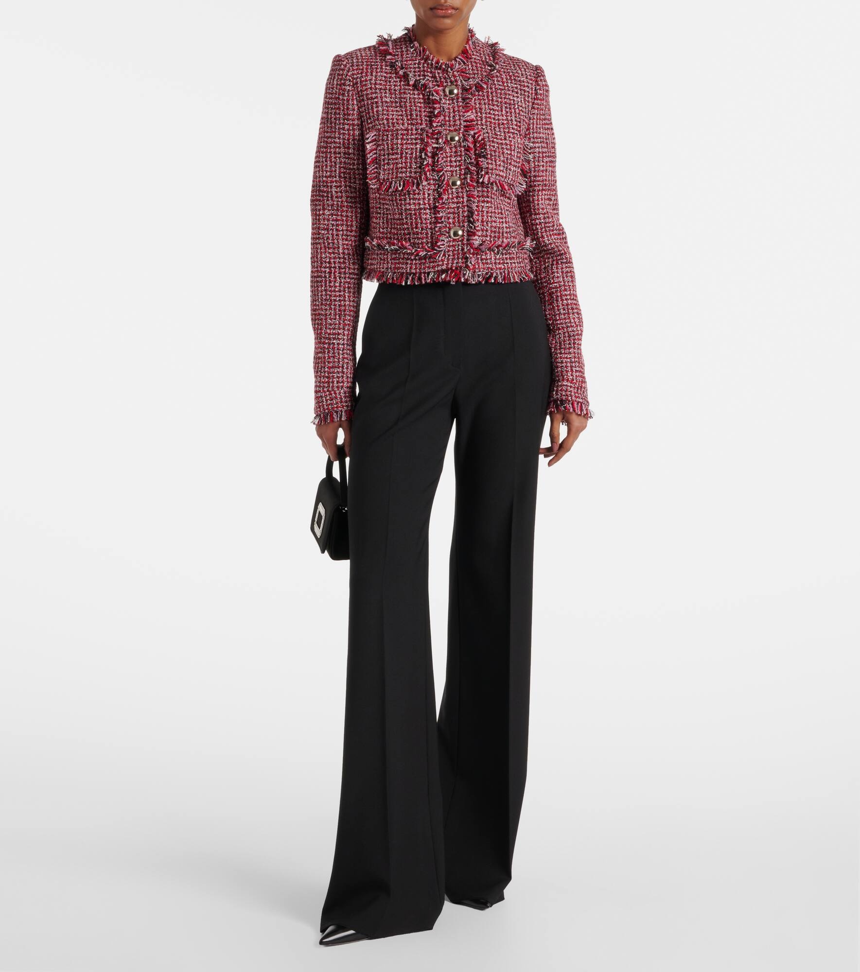 Wool-blend tweed jacket - 2