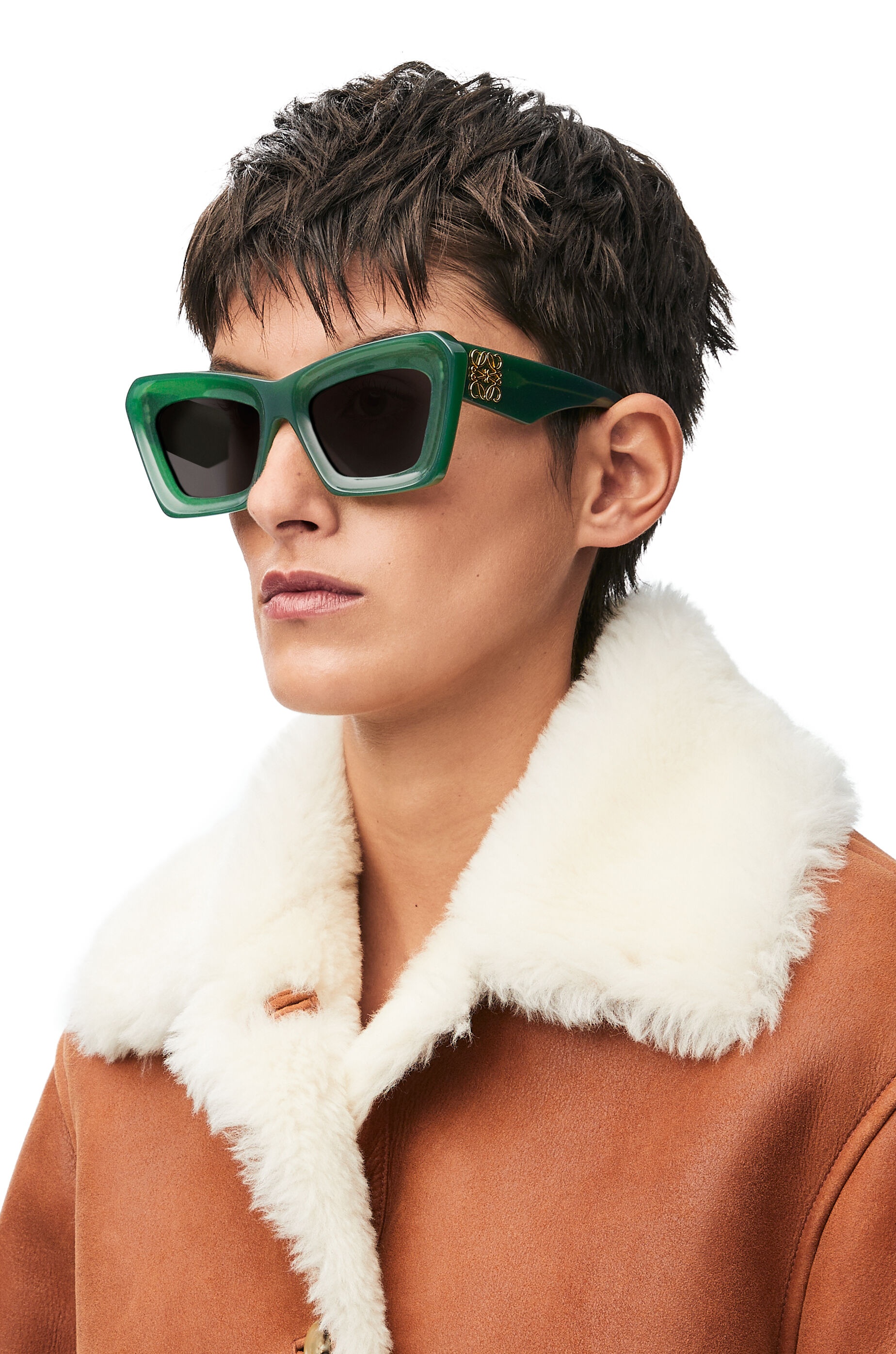 Beveled Cateye sunglasses - 2