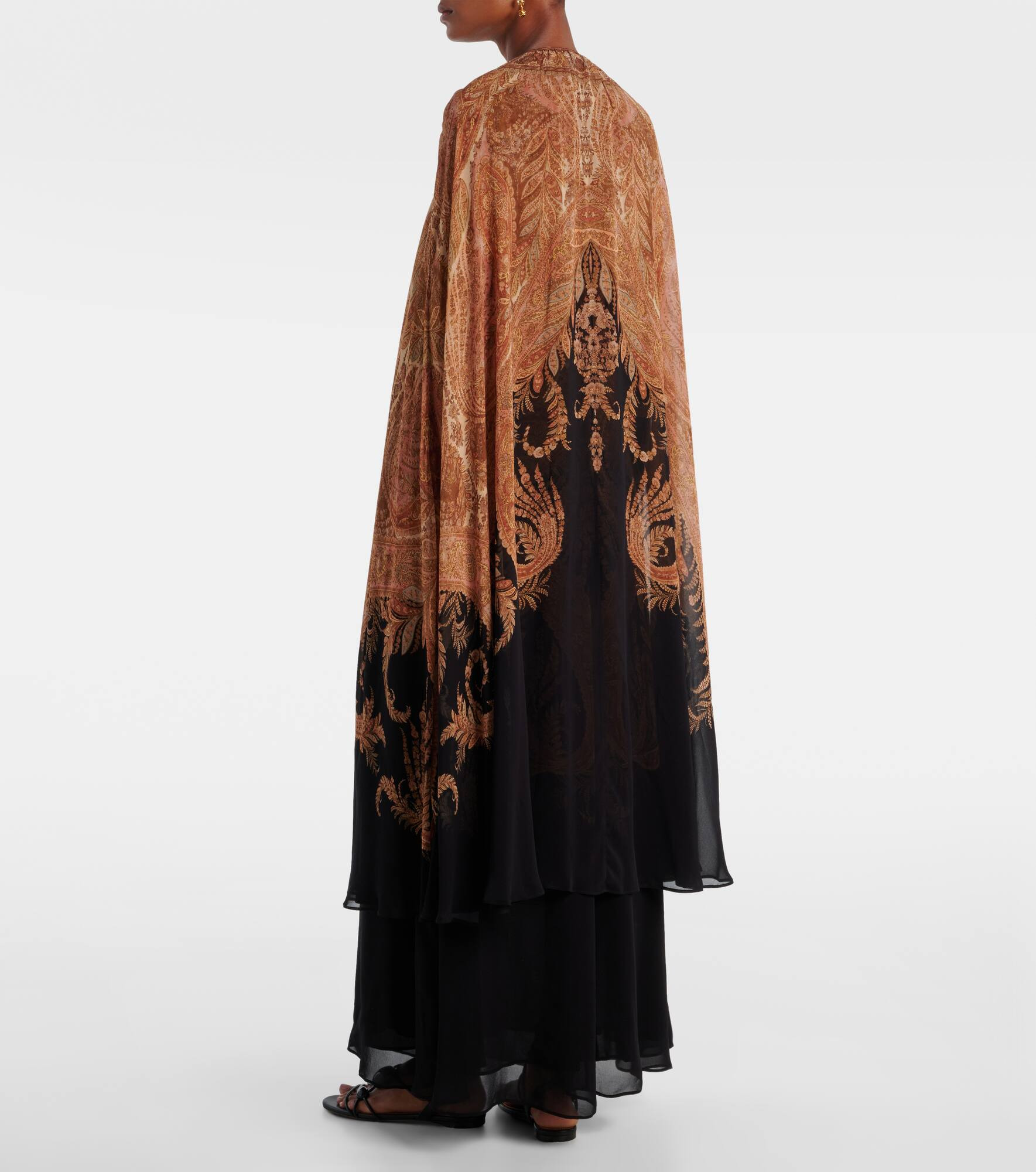 Hypnotic caped maxi dress - 3