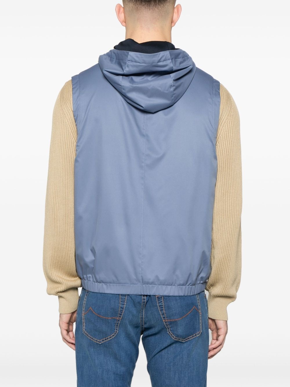 hooded gilet - 4