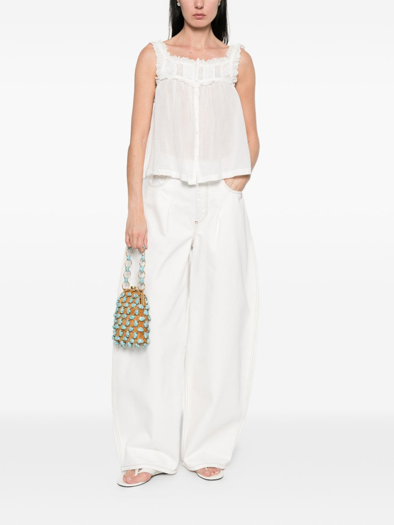 DÔEN Fidella square-neck sleeveless top outlook