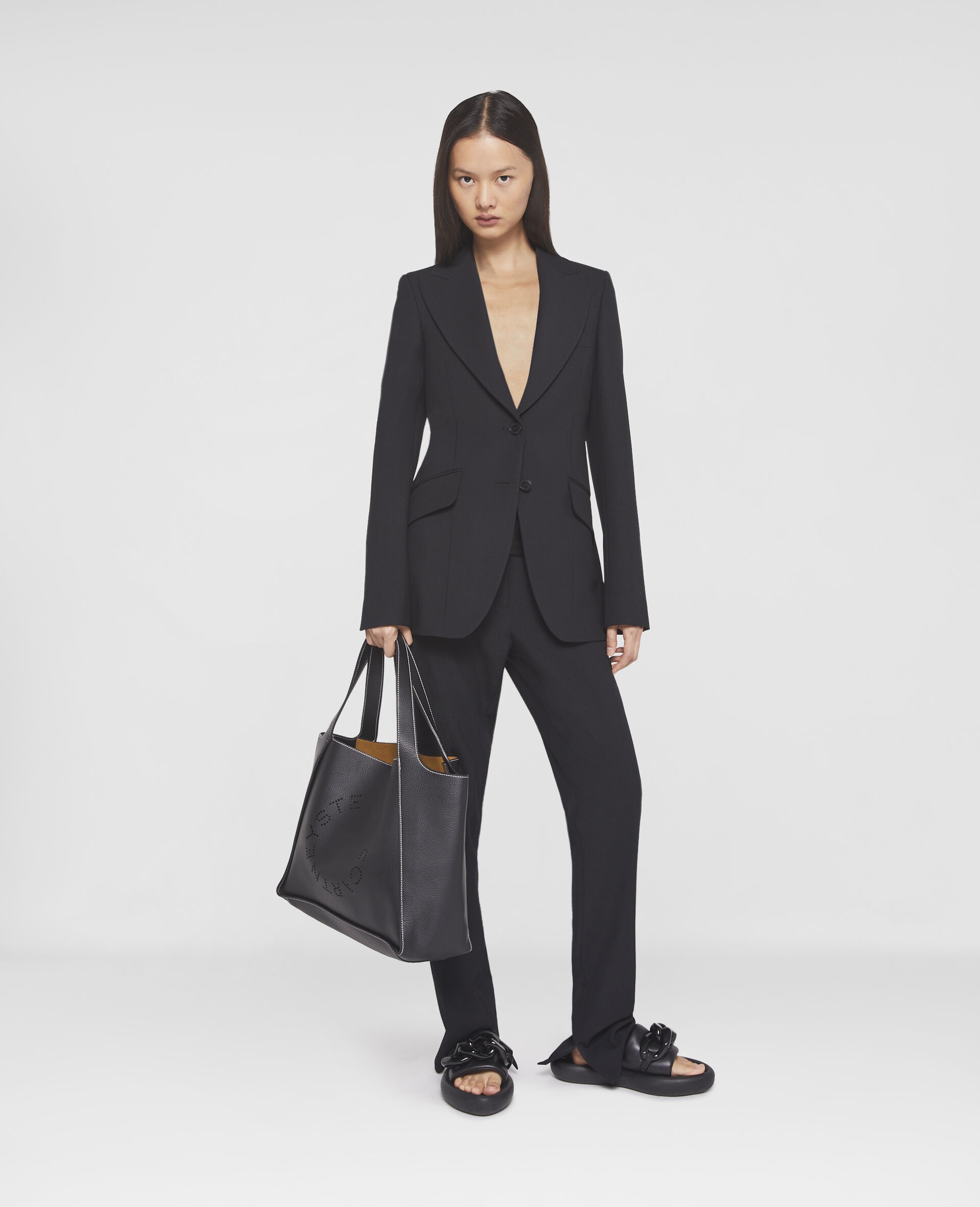Tailored Twill Belted Jacket - 2
