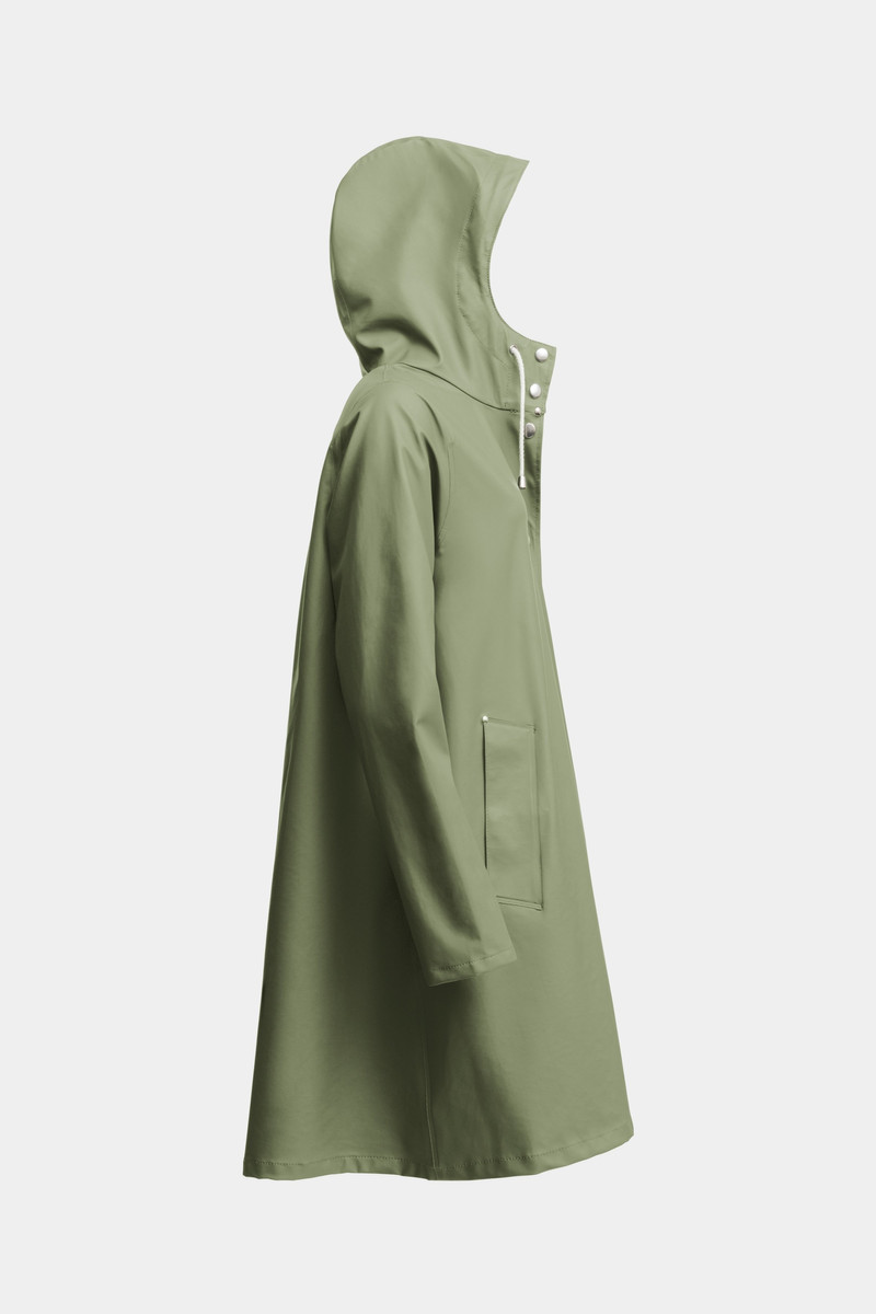 Stutterheim Mosebacke Lightweight Raincoat Desert Green outlook