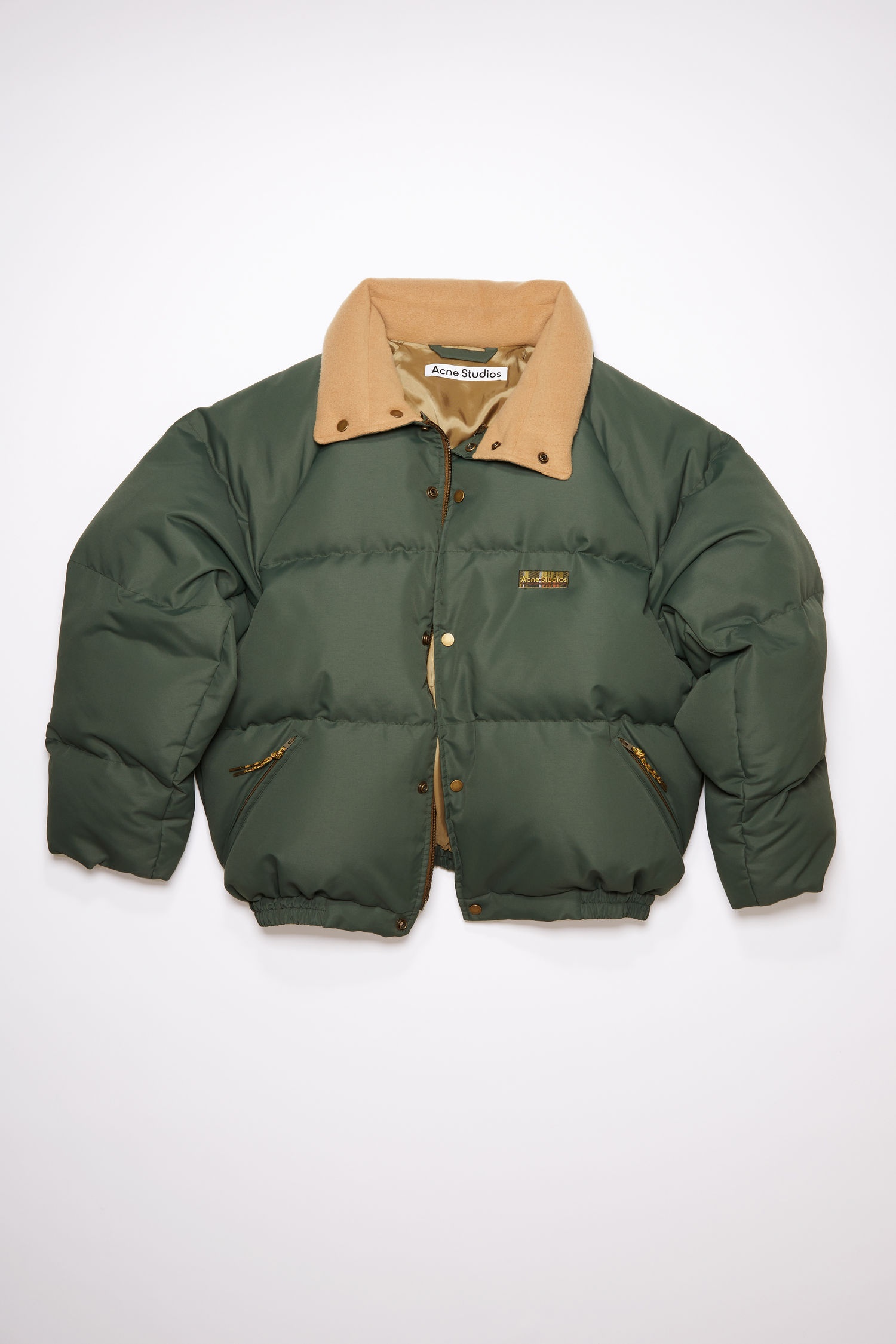 Down puffer jacket - Green - 5