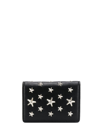 JIMMY CHOO Jaxi star-studded wallet outlook