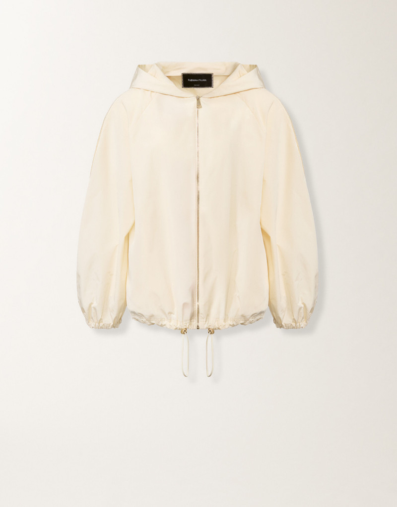 Technical taffeta bomber jacket 1