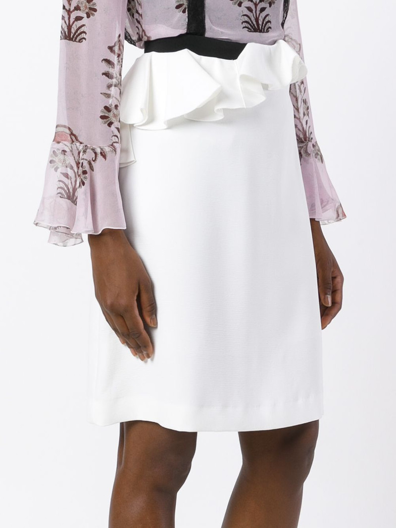 ruffled straight skirt 3