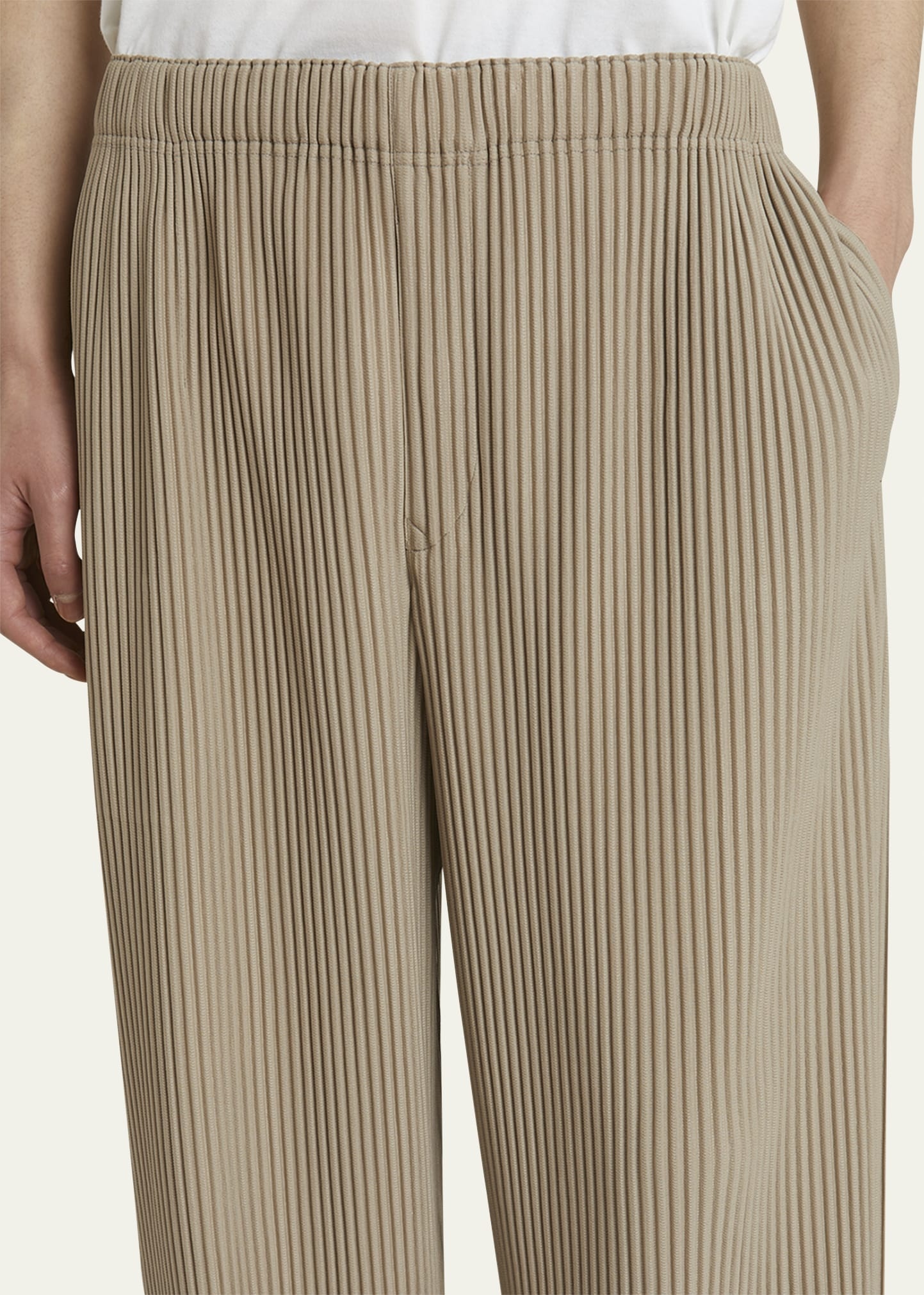 Men's Pleated Wide-Leg Pants - 5