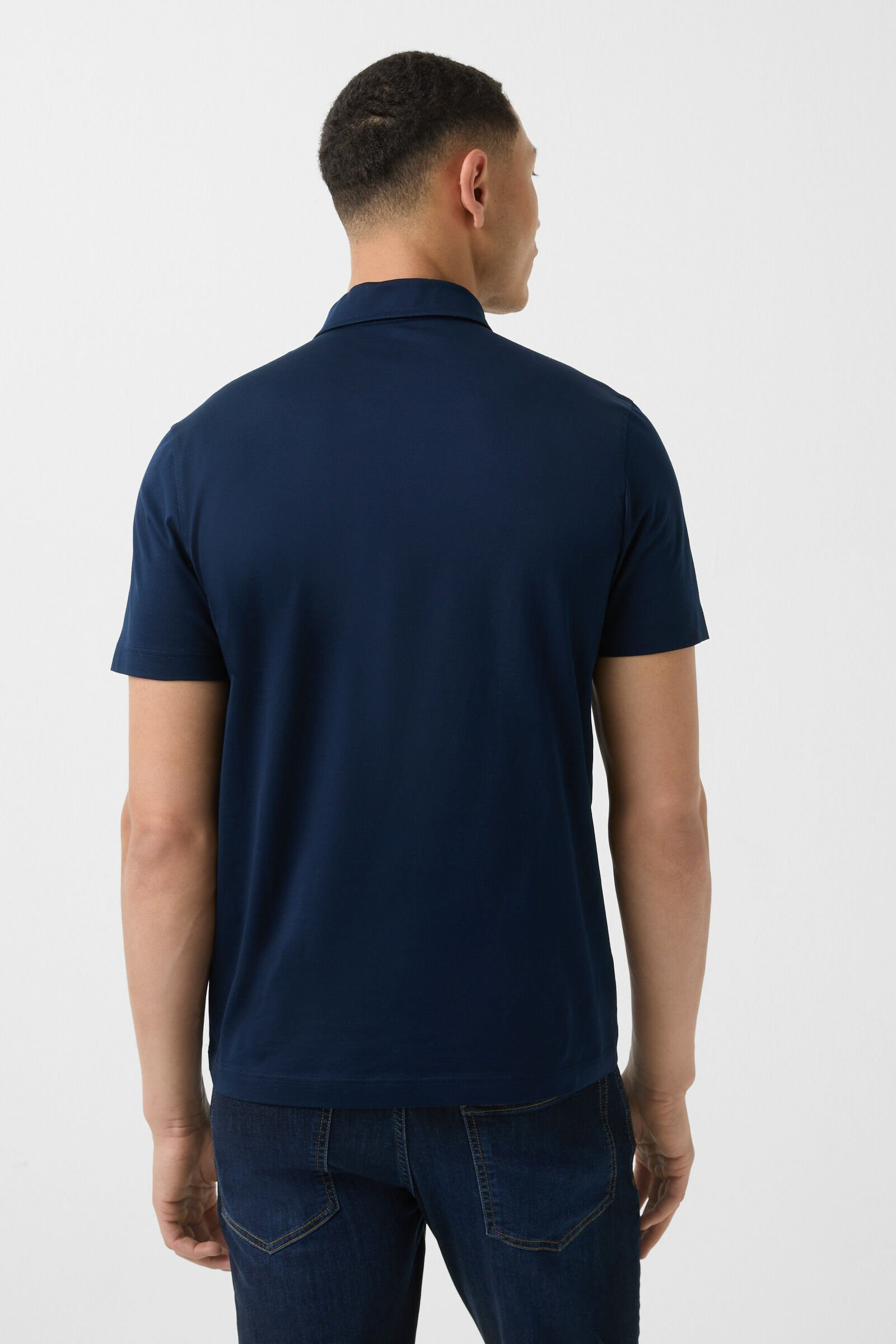 Polo shirt Asmo in Navy blue - 3