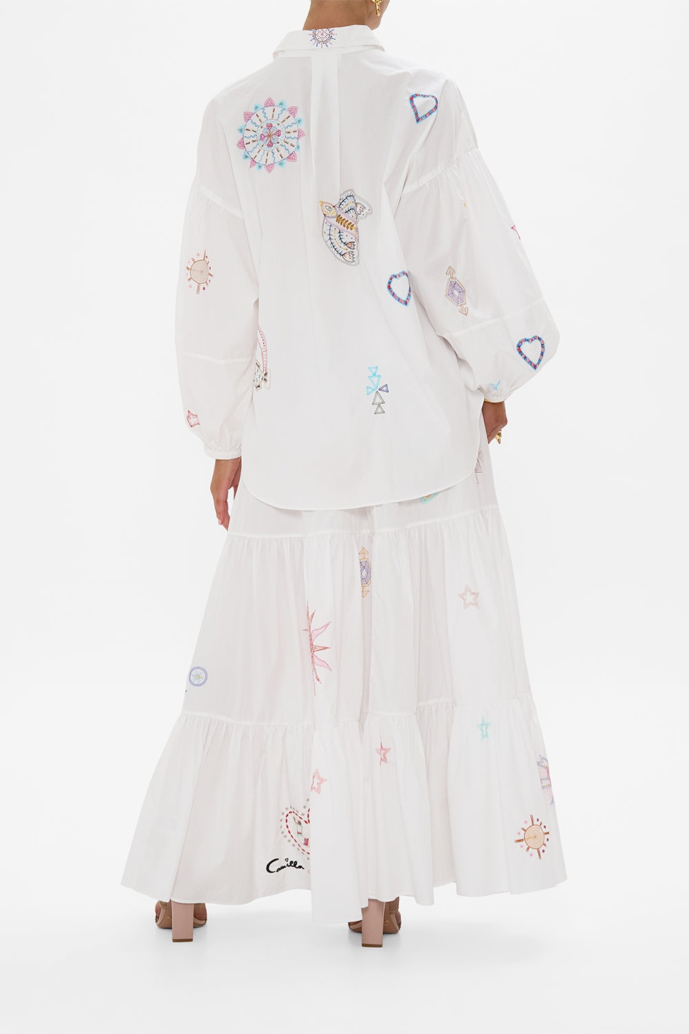 BALLOON SLEEVE SHIRT BLOUSE - 3